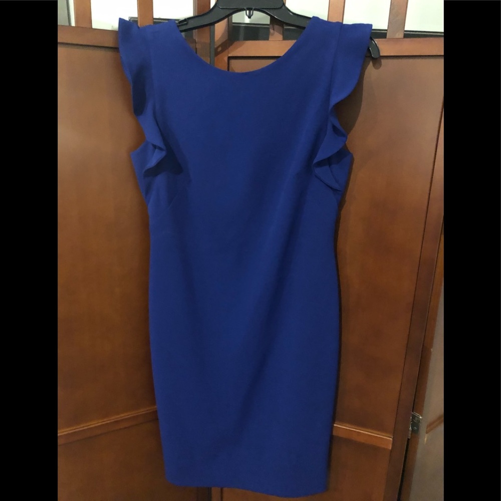 Calvin Klein Royal Blue Dress, Size 6